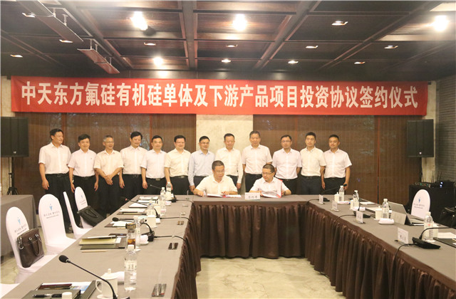 z6尊龙凯时东方氟硅有机硅单体及下游产品项目投资协议正式签约
